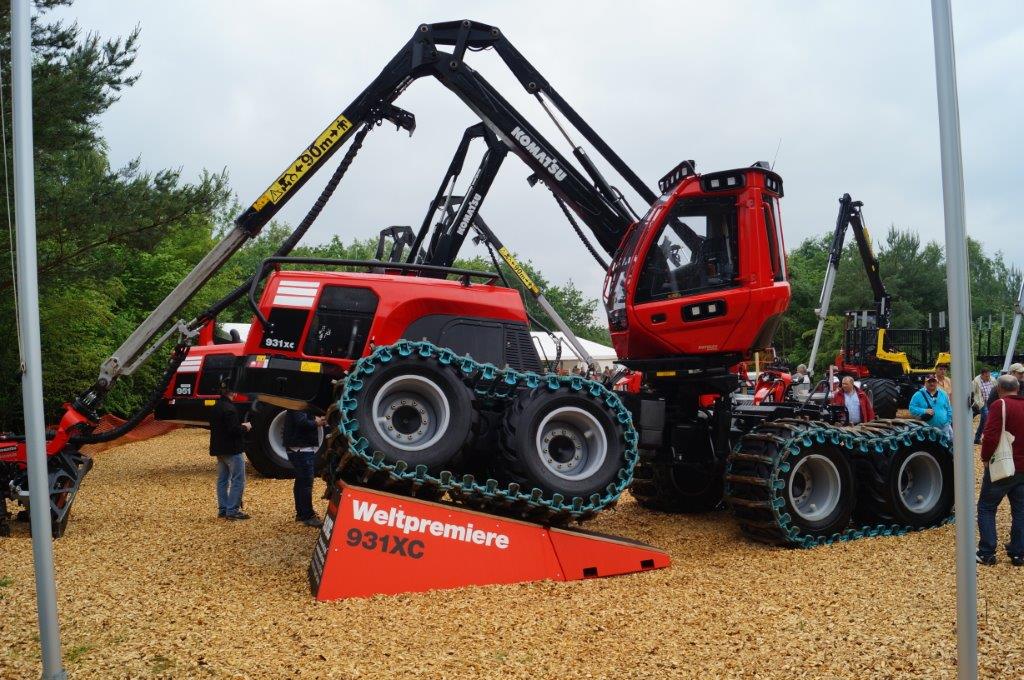 Komatsu 931XC at KWF Germany