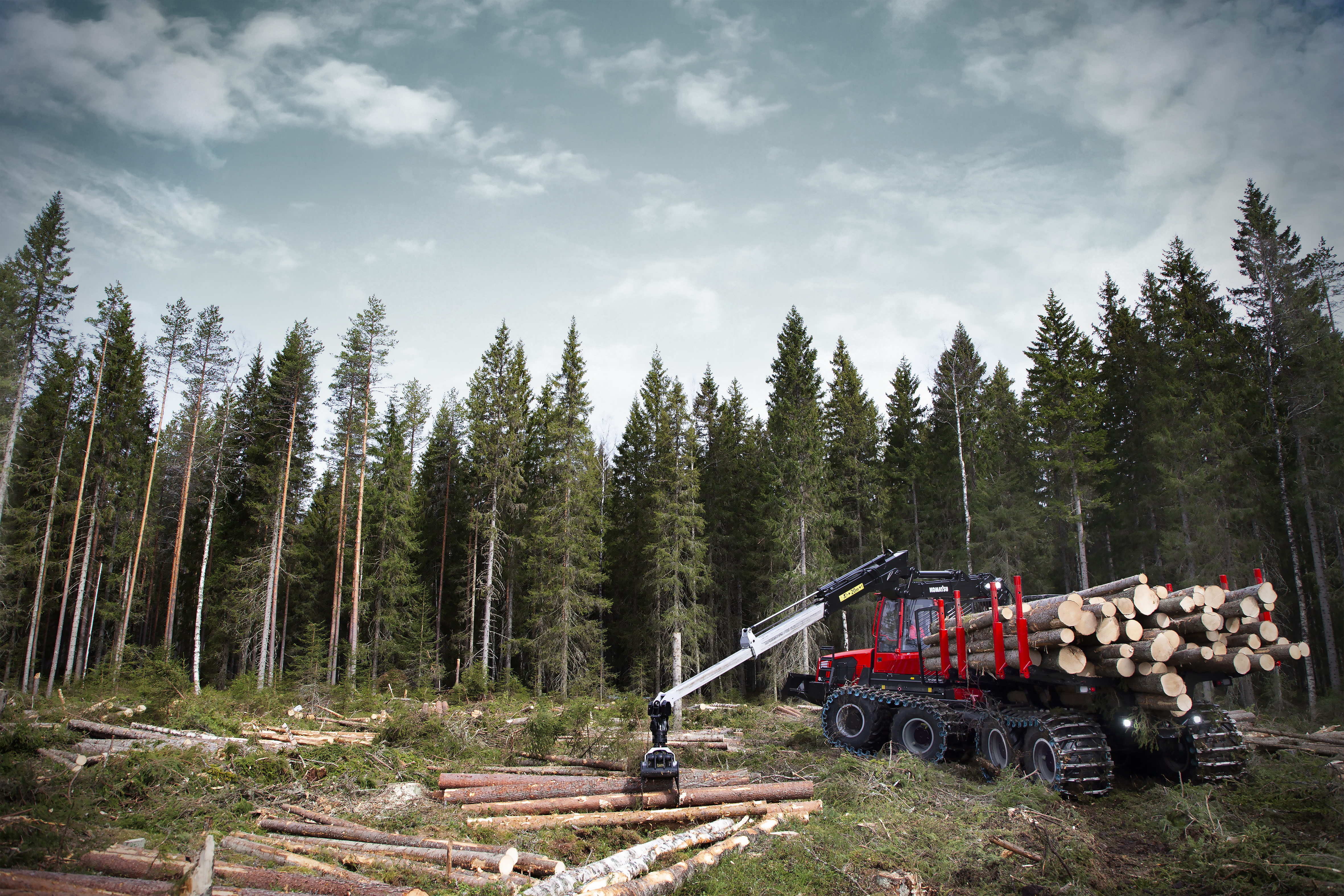 Options Komatsu forwarders