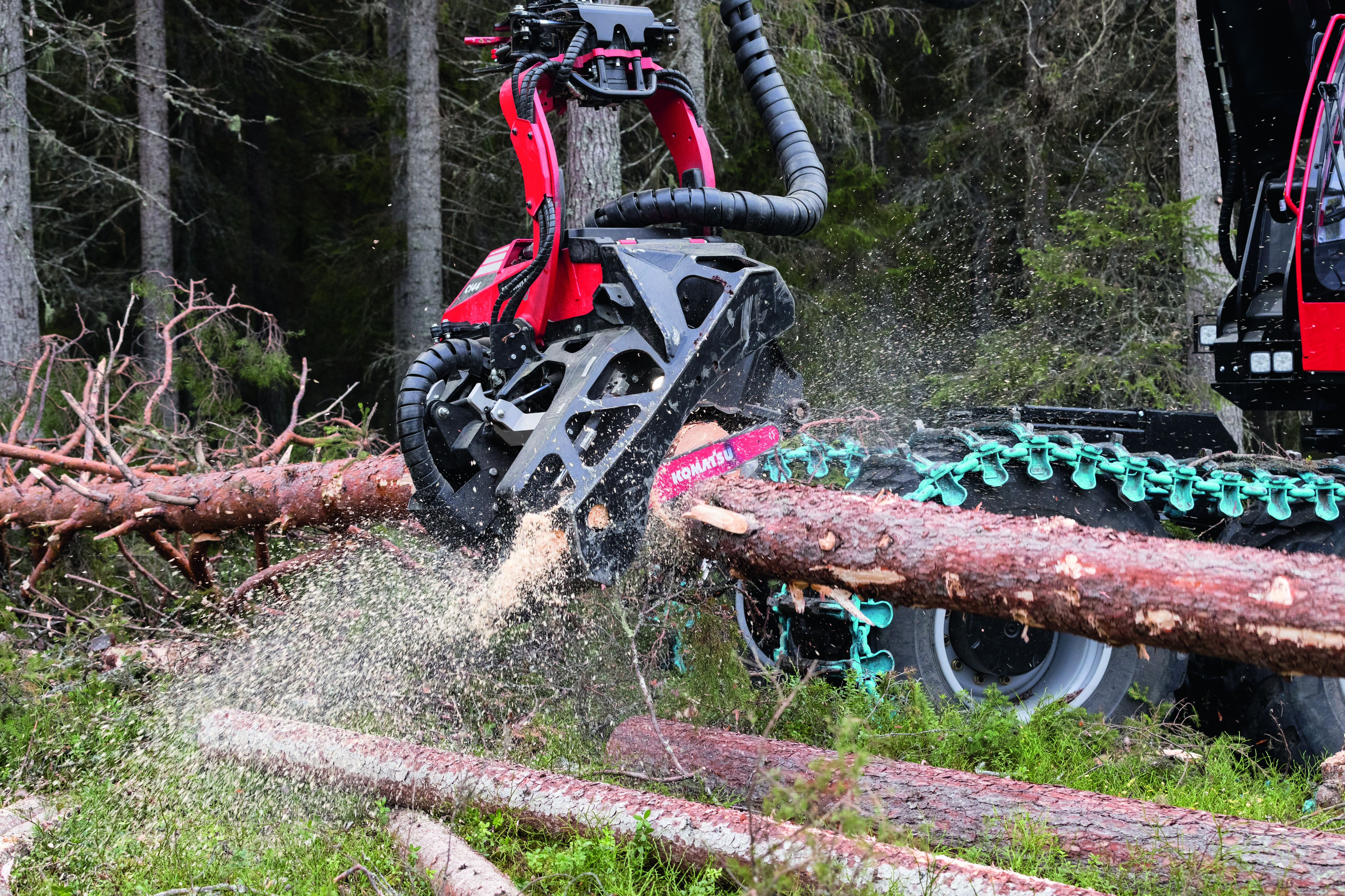 Komatsu C144 Harvester head
